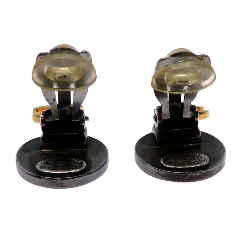 Chanel Cc Logo Clip-On Earrings Metal #266448C83B